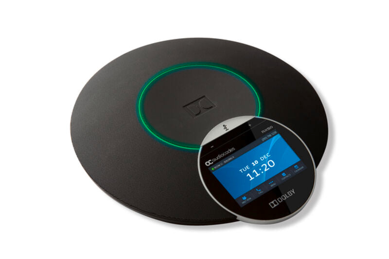 AudioCodes RX50 – IP-Konferenztelefon, 4,3" Touch, Fast Ethernet, PoE, Schwarz