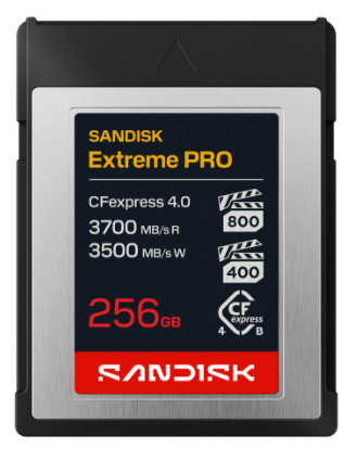 SanDisk CFexpress 4.0 Typ B 256 GB – PCIe 4x2