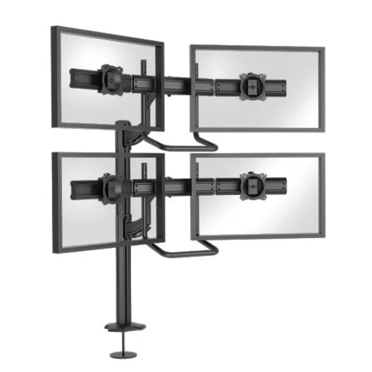Chief K4G220B – Monitorarm Tischhalterung – Klemme/Durchführung – 4 Monitore – 19–24" – VESA 75×75/100×100 mm