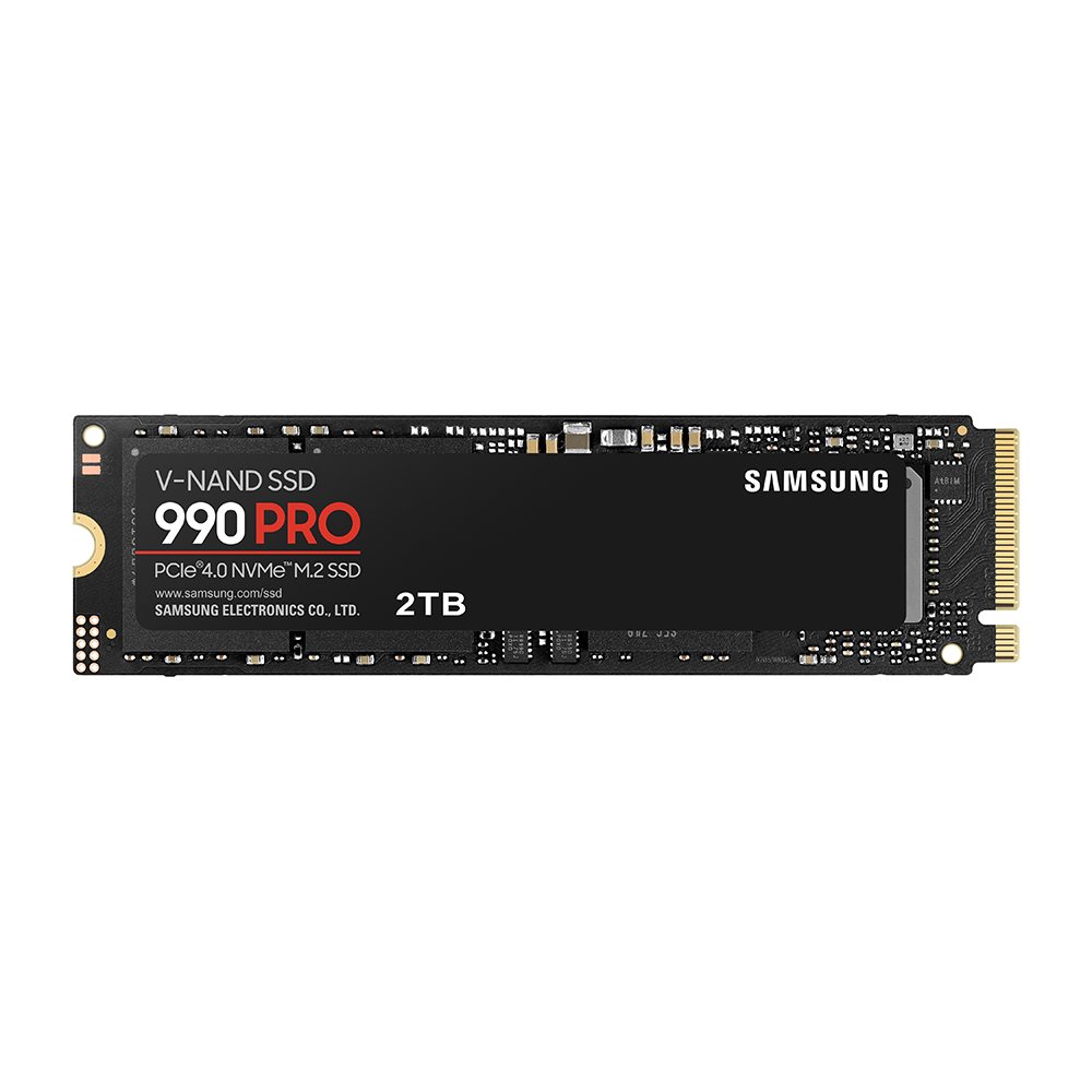 Samsung 990 PRO – 2 TB M.2 2280 NVMe PCIe 4.0 x4, 7'450/6'900 MB/s – für PC