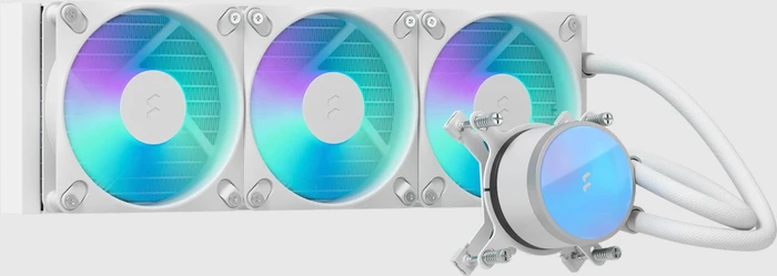 Fractal Design Radius 360 RGB – AIO-Flüssigkeitskühler – 3×120 mm Lüfter, RGB, für LGA 1200, AM4, AM5