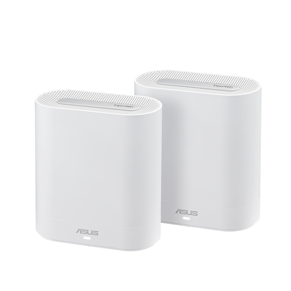 ASUS EBM68 Mesh-Set (2er) – Wi-Fi 6, Tri-Band (2,4/5 GHz), bis 4,804 Gbit/s, 3× LAN, 1× USB