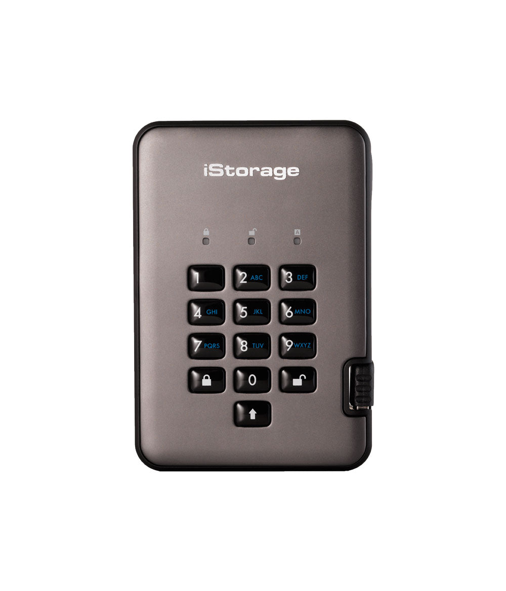 iStorage diskAshur Pro2 4 TB – für 2,5" SSD, USB 3,2 Gen 1 (USB-A)