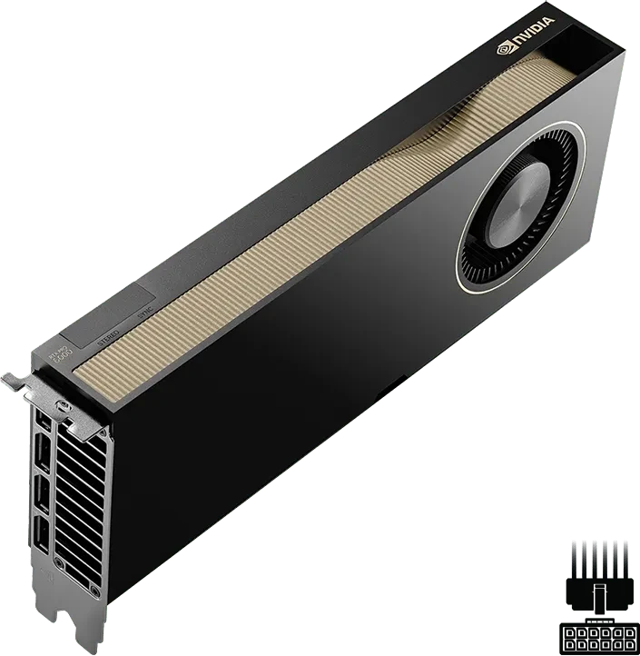 PNY RTX PRO 6000 Blackwell Max-Q – PCIe Grafikkarte – 4×DisplayPort 2.1b, PCIe x16 5.0, 300 W TDP, 1×16‑Pin