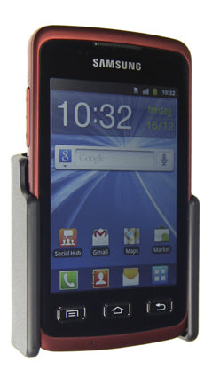 Brodit Auto-Halterung, schwenkbar/neigbar – für Samsung Galaxy Xcover GT-S5690 – Schwarz, Kunststoff