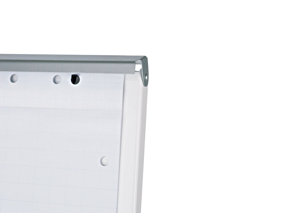 MAUL Flipchart MAULoffice 6374095 – 70 × 100 cm, Stahl, silber, Recycling