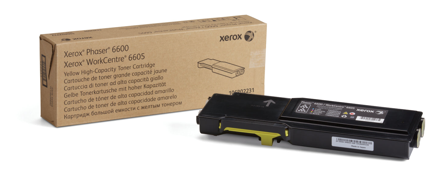 Xerox Toner – Gelb, 6000 Seiten
