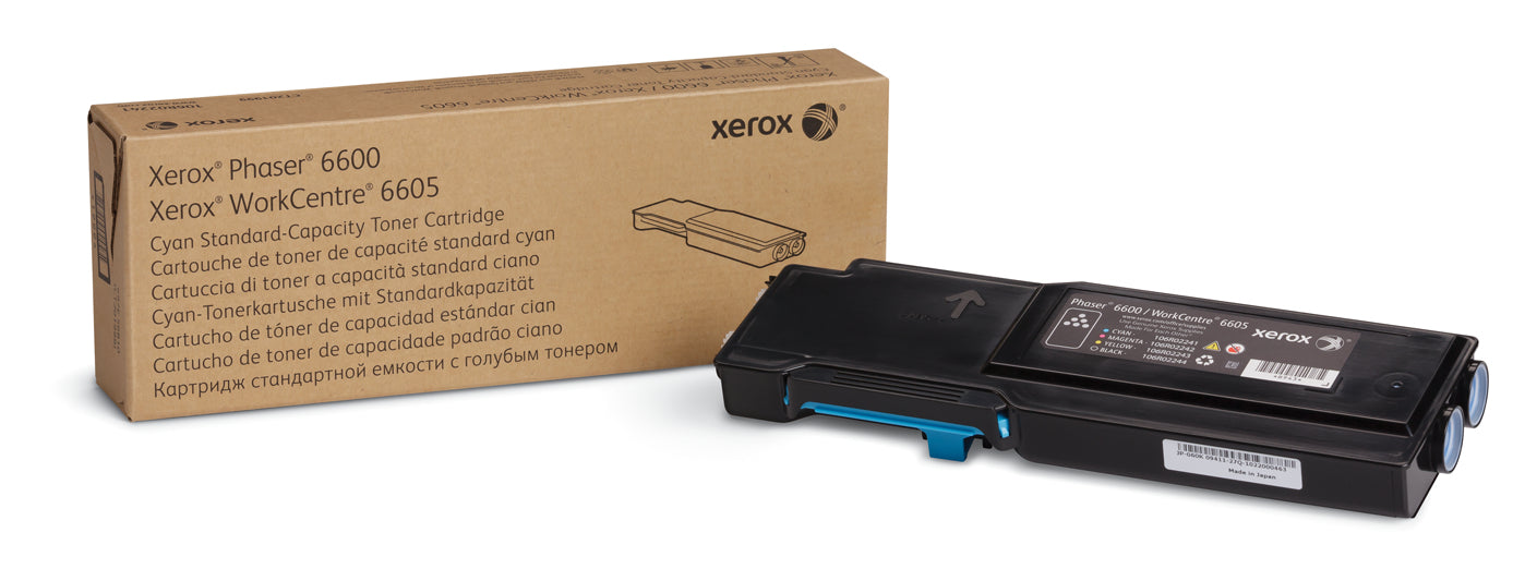 Xerox Toner 106R02245 – cyan, 2000 Seiten – für Phaser 6600/WorkCentre 6605