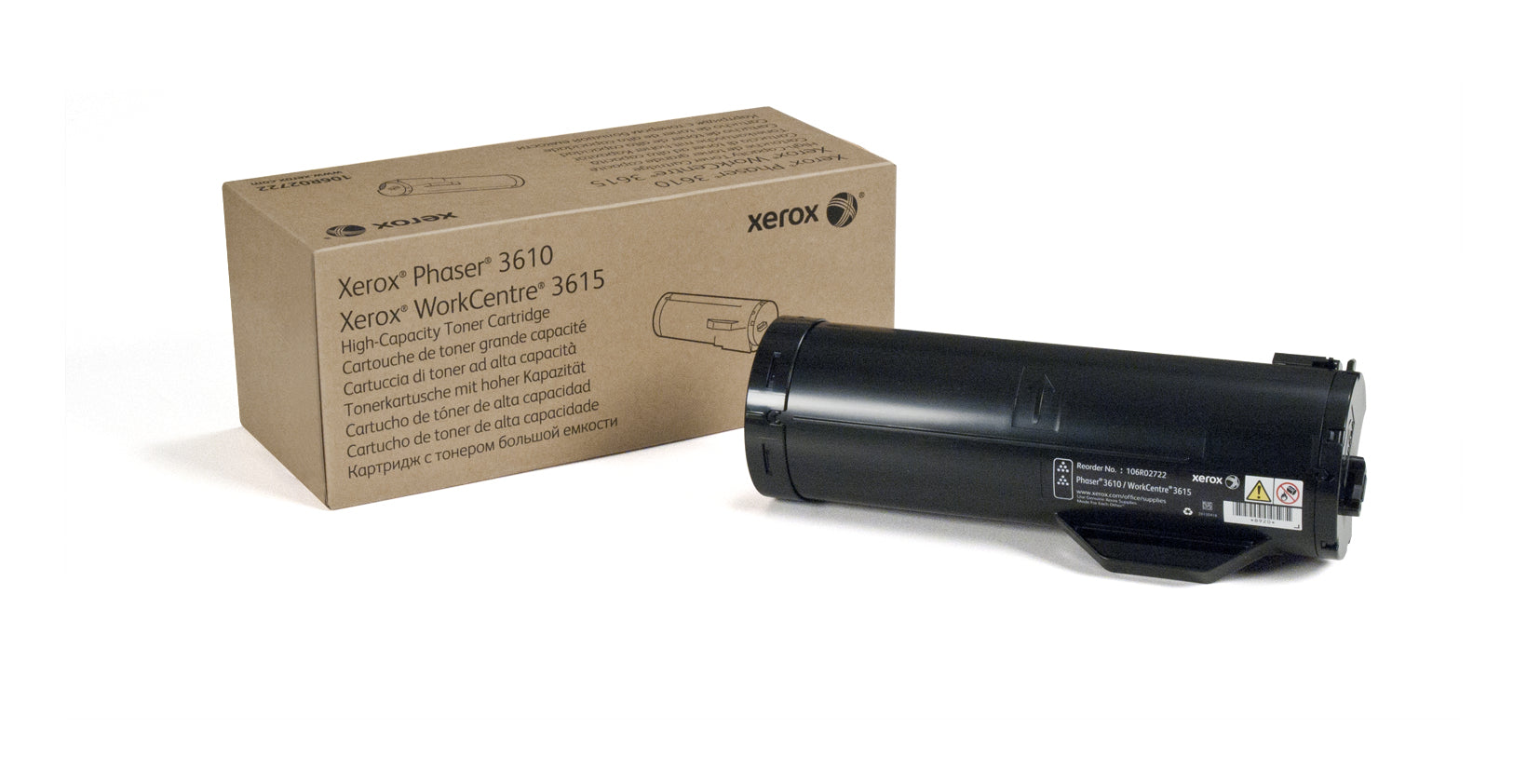 Xerox 106R02722 Schwarz Toner – Original XL – 14'100 Seiten – für Xerox Phaser 3610/WorkCentre 3615