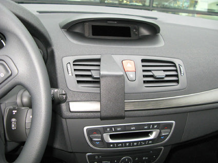 Brodit Auto-Halterung, fahrzeugspezifisch – für Renault Mégane III (09–16) und Fluence (10–15) – Schwarz