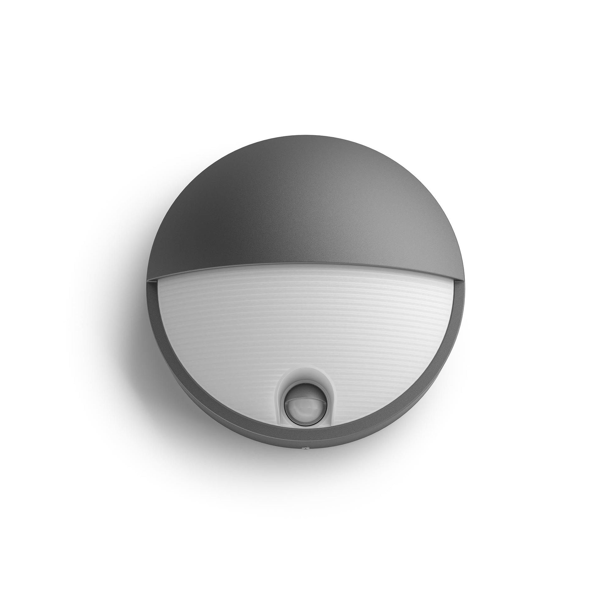 Philips by Signify Philips Aussenwandleuchte – 2700 K – IP44 – Netzbetrieb – mit Bewegungsmelder – Anthrazit, Aluminium