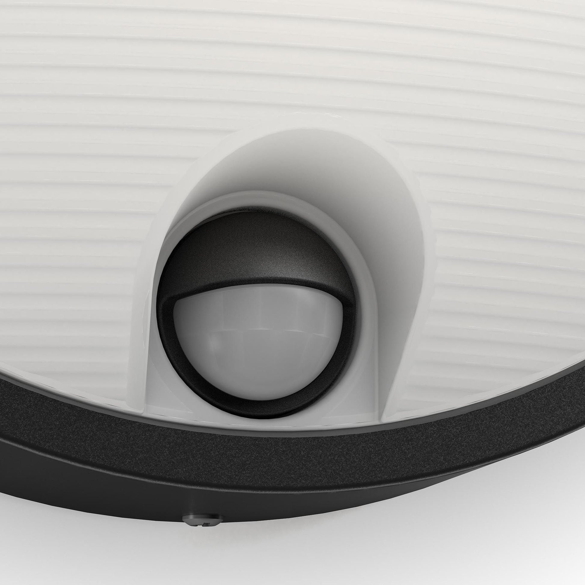 Philips by Signify Philips Aussenwandleuchte – Warmweiss, 2700 K – IP44 – Netzbetrieb – mit Bewegungsmelder – Schwarz – Harz