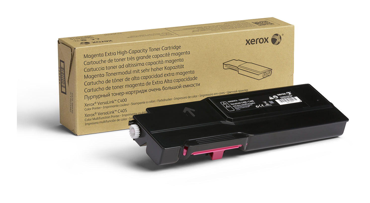 Xerox Toner – magenta, 8000 Seiten – für Farb-Laserdrucker/Multifunktionsgeräte