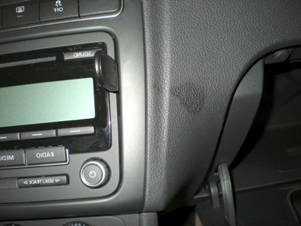 Brodit Auto-Halterung, ProClip, gewinkelt – für Volkswagen Polo 2010–2014 – Schwarz