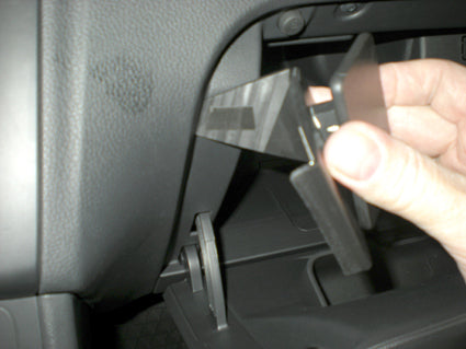 Brodit Auto-Halterung, ProClip, gewinkelt – für Volkswagen Polo 2010–2014 – Schwarz