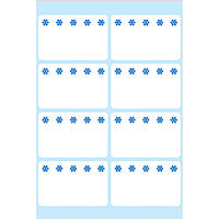 HERMA Schuletiketten – 26×40 mm, Abgerundete Ecken, 56 Stk, 7 Bogen, Papier, Permanent Haftend