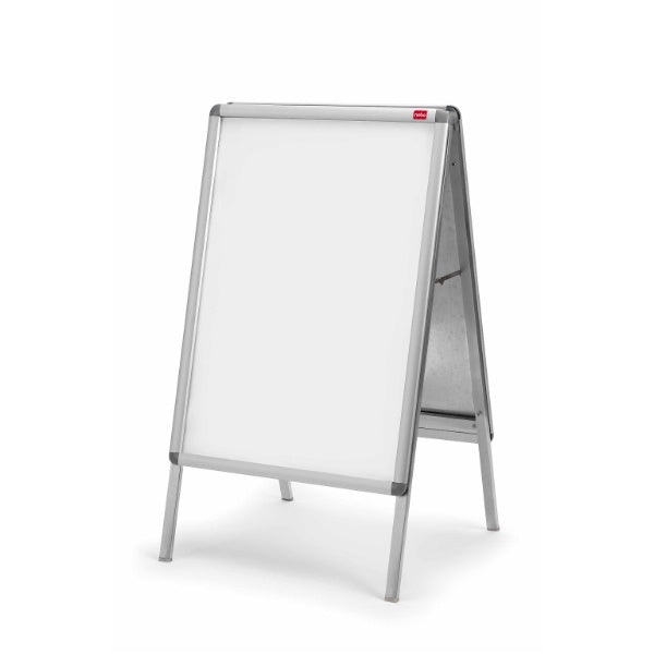 Nobo Plakatständer – Silber, Aluminium/Stahl, 700 × 75 × 1000 mm