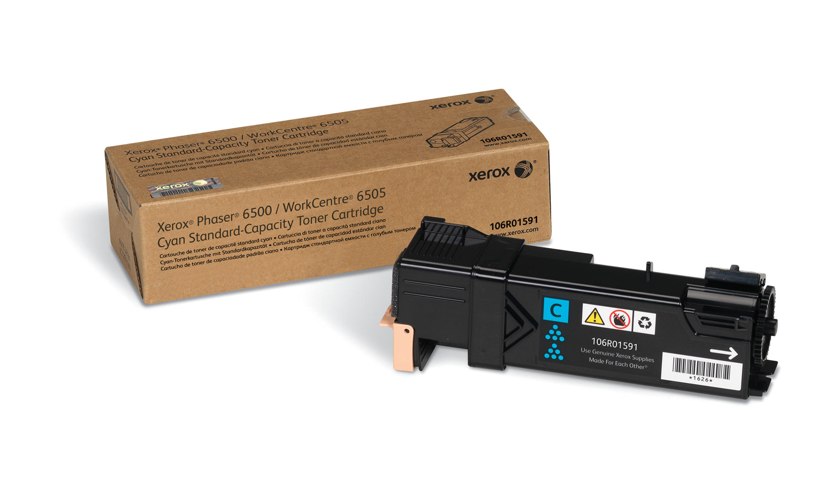 Xerox Toner – Cyan, 1000 Seiten – für Phaser 6500/WorkCentre 6505