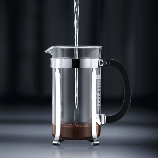 Bodum Chambord French Press / Kaffeebereiter – 0,5 l, 4 Tassen, Borosilikatglas/Kunststoff