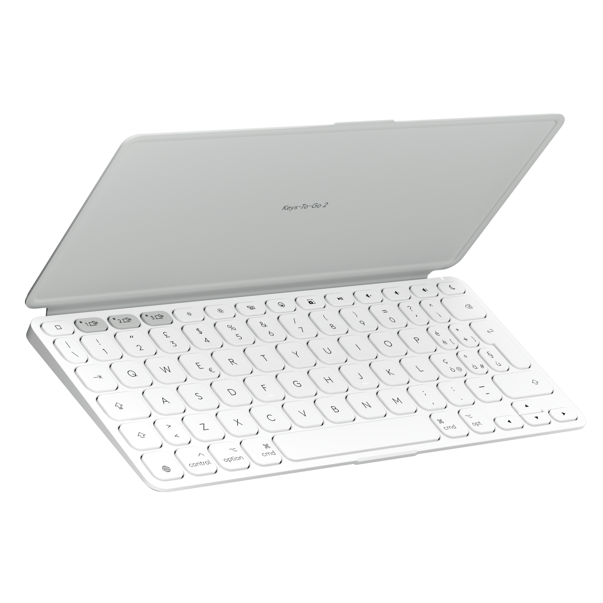 Logitech Keys-To-Go 2 – Tastatur, US-Layout (EN), Grau