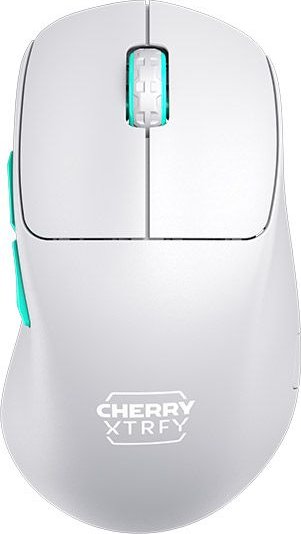 CHERRY XTRFY M64 – Gaming-Maus – Kabellos (2,4 GHz), 26000 DPI, Weiss