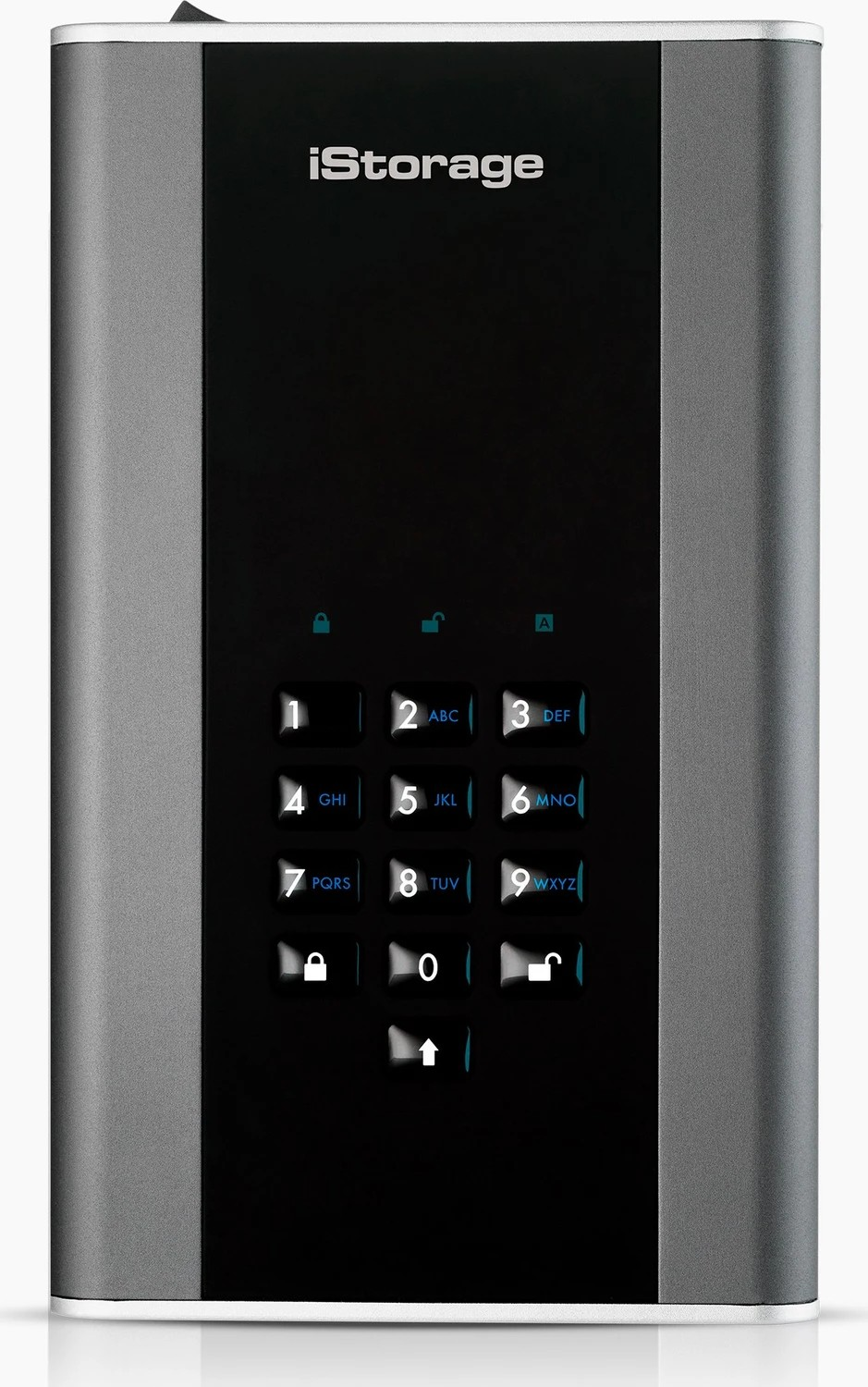 iStorage diskAshur DT2 – 14 TB, USB 3.2 Gen 1, verschlüsselte externe Festplatte (FIPS 140-2 Level 2)