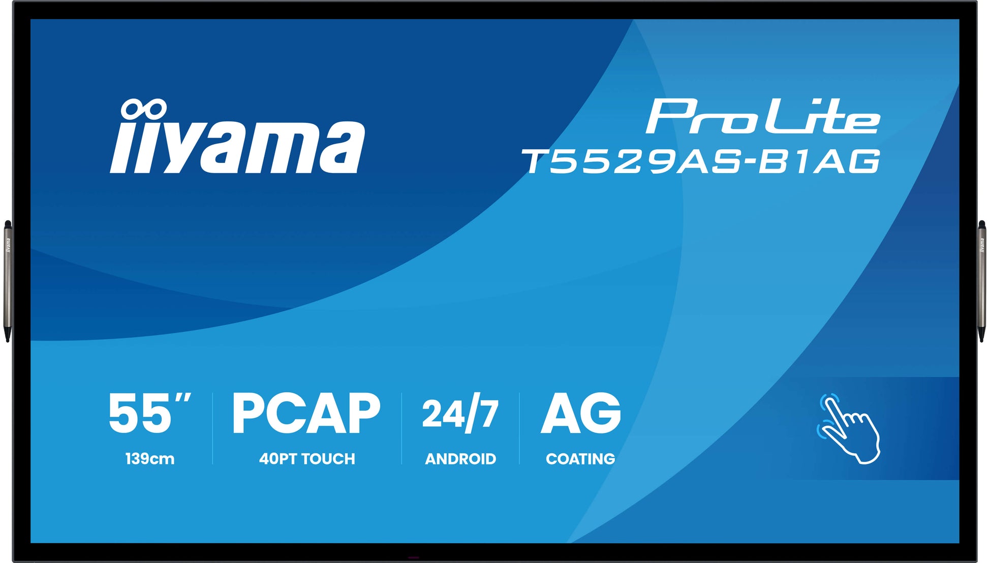 iiyama Interaktives Touch-Display, 55", Ultra HD 4K, 500 cd/m², Android