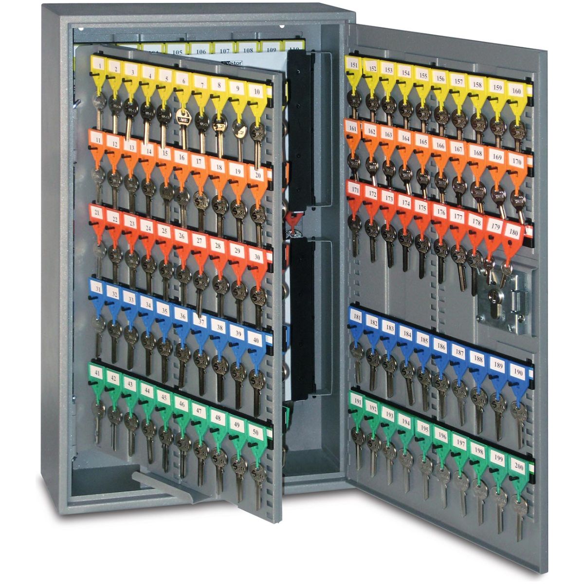 Armadio portachiavi KyStor KR-25 Business, 200 ganci, 600 × 350 × 140 mm