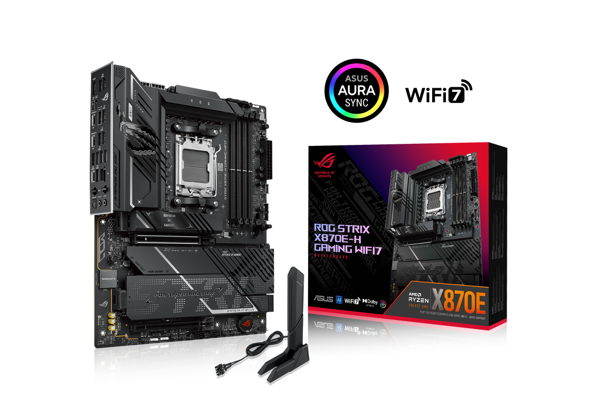 ASUS ROG STRIX X870E-H GAMING WIFI7 – Mainboard – AM5, X870E, ATX, DDR5