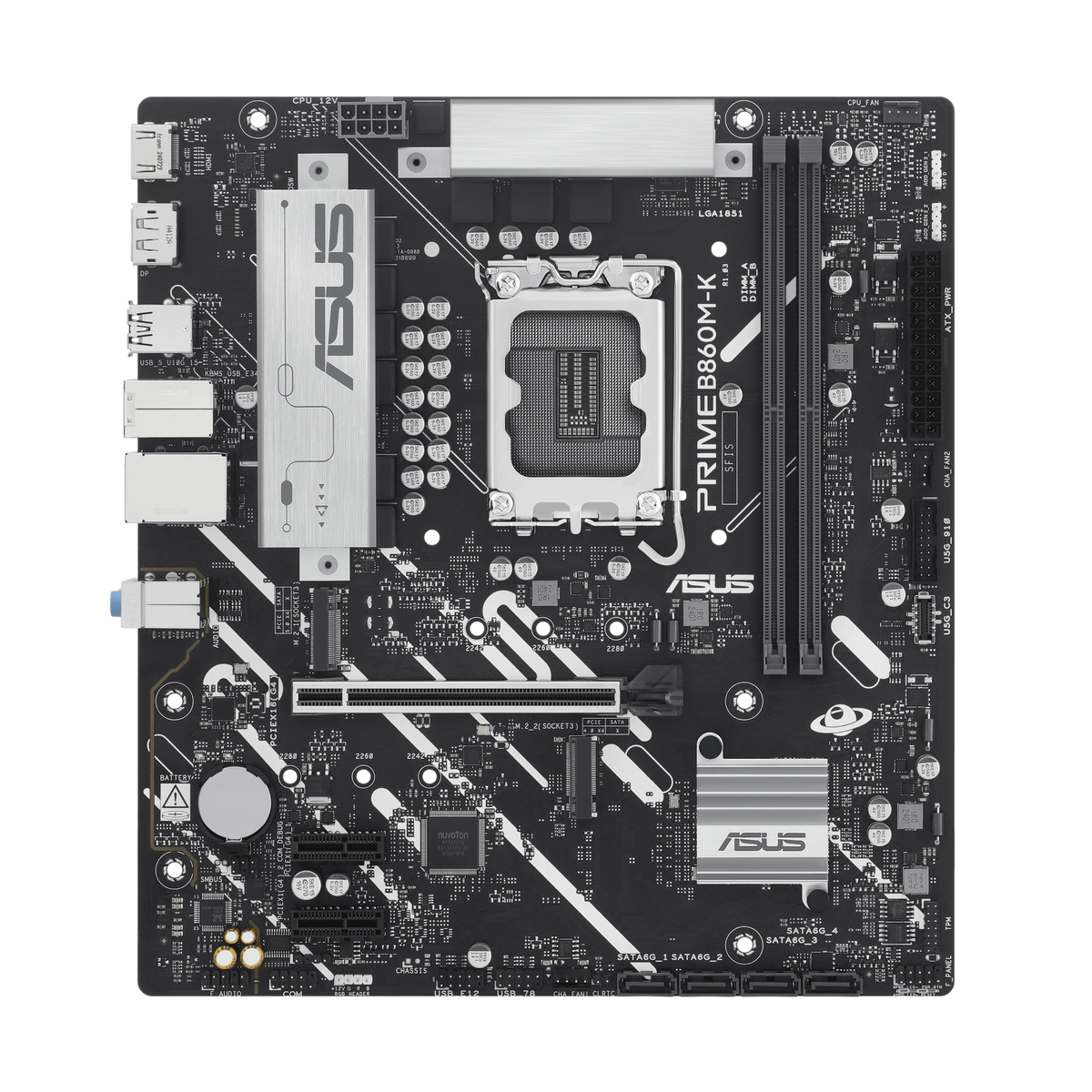 ASUS PRIME B860M-K – Mainboard – LGA 1851, Intel B860, mATX, DDR5