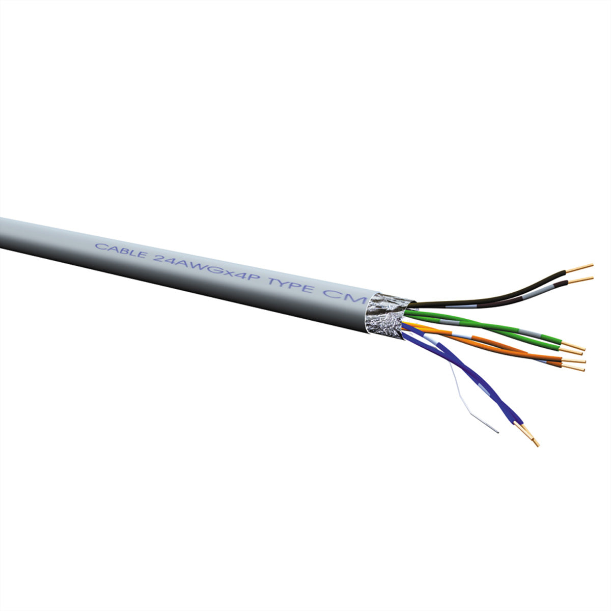 VALUE Installationskabel – Cat5e (Klasse D) FTP, 300 m, Massivdraht, Grau, Eca