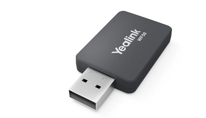 Yealink WF50 – USB-WLAN-Adapter – Wi-Fi 5 (802.11ac), Dual-Band (2,4/5 GHz), 433 Mbit/s, USB 2.0, Schwarz