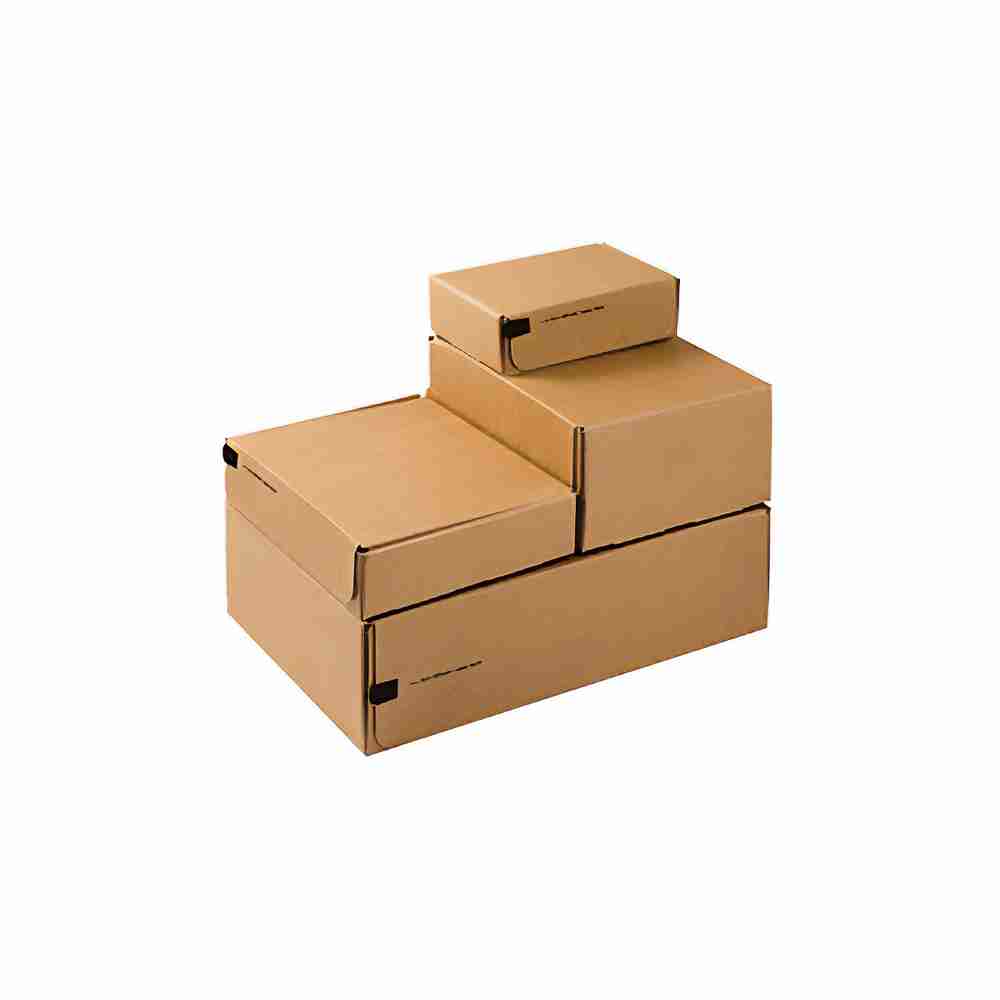 Colompac Versandverpackung – 192 × 155 × 91 mm, braun, Wellkarton, Aufreissband, selbstklebend – 1 Stk., ab 100 Stk.