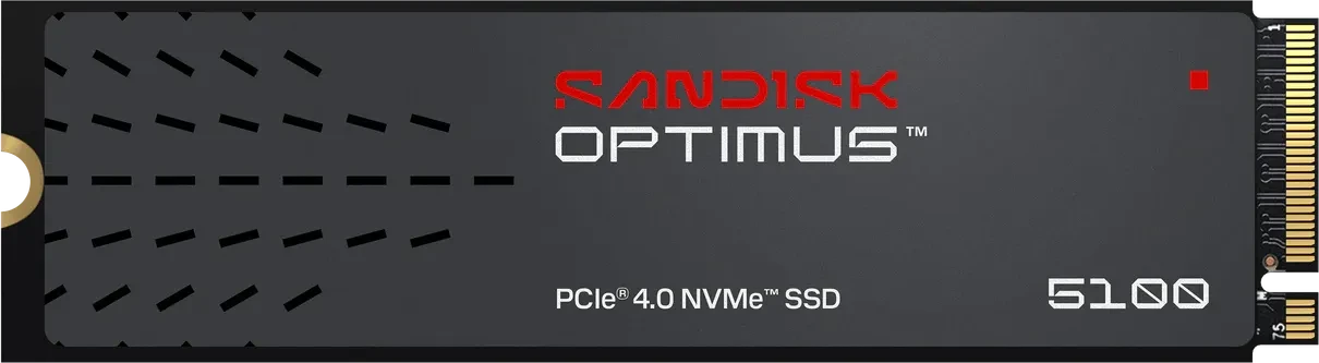 SanDisk Optimus 5100 – 4 TB M.2 2280 NVMe PCIe 4.0 x4 SSD – 6,9 GB/s lesen, 6,7 GB/s schreiben
