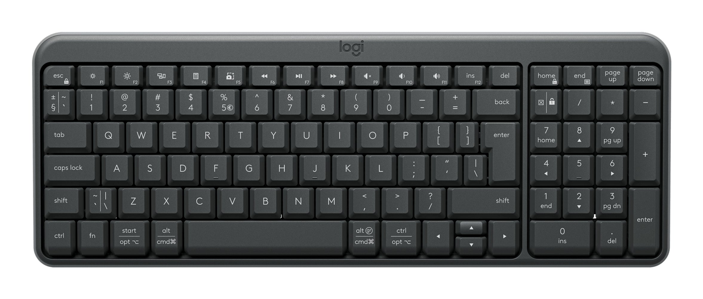 Logitech K250 – Tastatur – AZERTY (FR) – Graphit