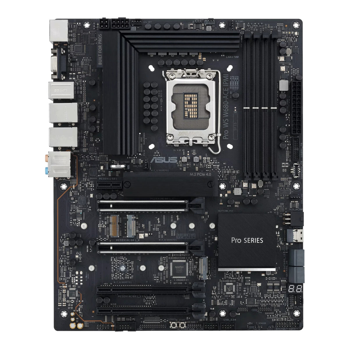 ASUS PRO WS W680-ACE IPMI – Mainboard – LGA 1700, Intel W680, ATX, DDR5, für Intel-CPUs (LGA 1700)