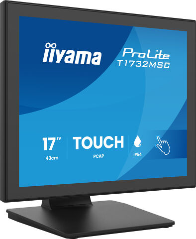 iiyama ProLite T1732MSC-B2S – Touch-Monitor 17,0" – 1280 × 1024, TN, PCAP 10-Punkt, VGA/DP/USB
