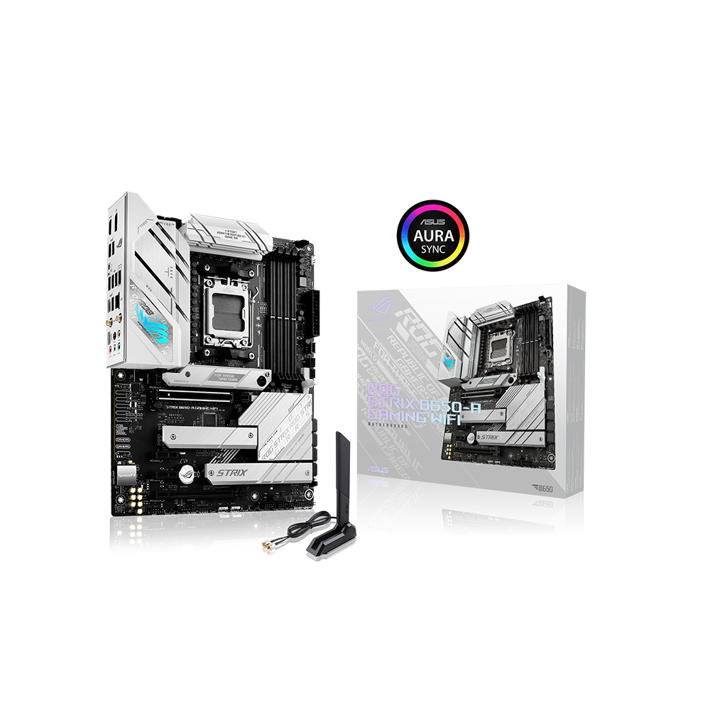 ASUS ROG STRIX B650-A GAMING WIFI – Mainboard – Sockel AM5, AMD B650, ATX, DDR5