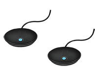 Logitech 989-000171 Erweiterungsmikrofon 2er-Set – Bluetooth/3,5-mm-Klinke, für Logitech Group