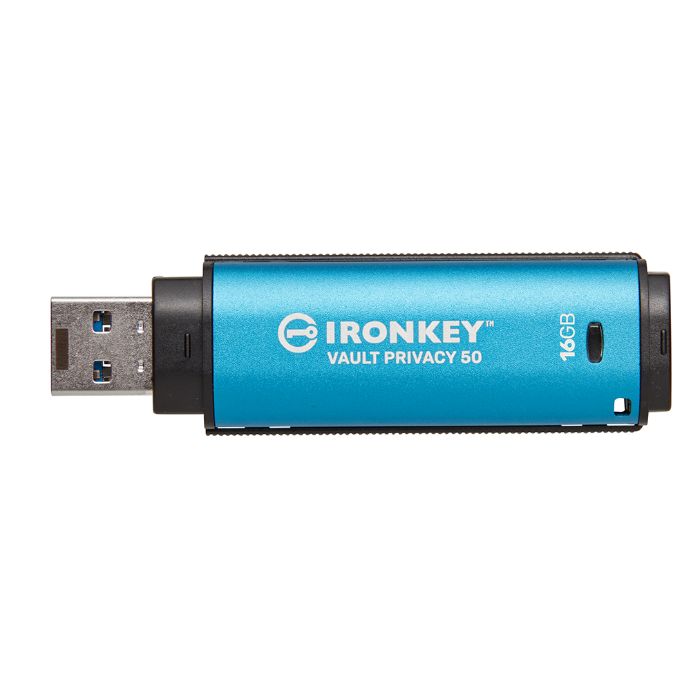 Kingston Technology Kingston IronKey Vault Privacy 50 USB-Stick – 16 GB, USB 3.2, verschlüsselt