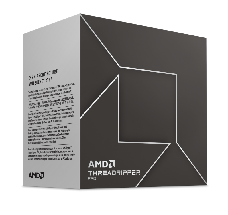 AMD 7975WX – Prozessor – 32 Kerne, 64 Threads, 5,3 GHz Boost, 4 GHz Basis, 128 MB Cache, 350 W, Sockel sTR5