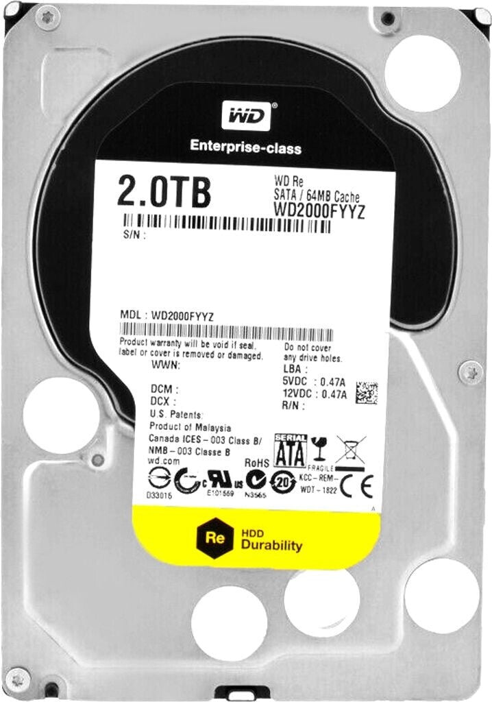 Western Digital Gold 2 TB – SATA