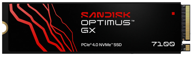 SanDisk Optimus GX 7100 2TB – für M.2 2280 (PCIe Gen4, NVMe)