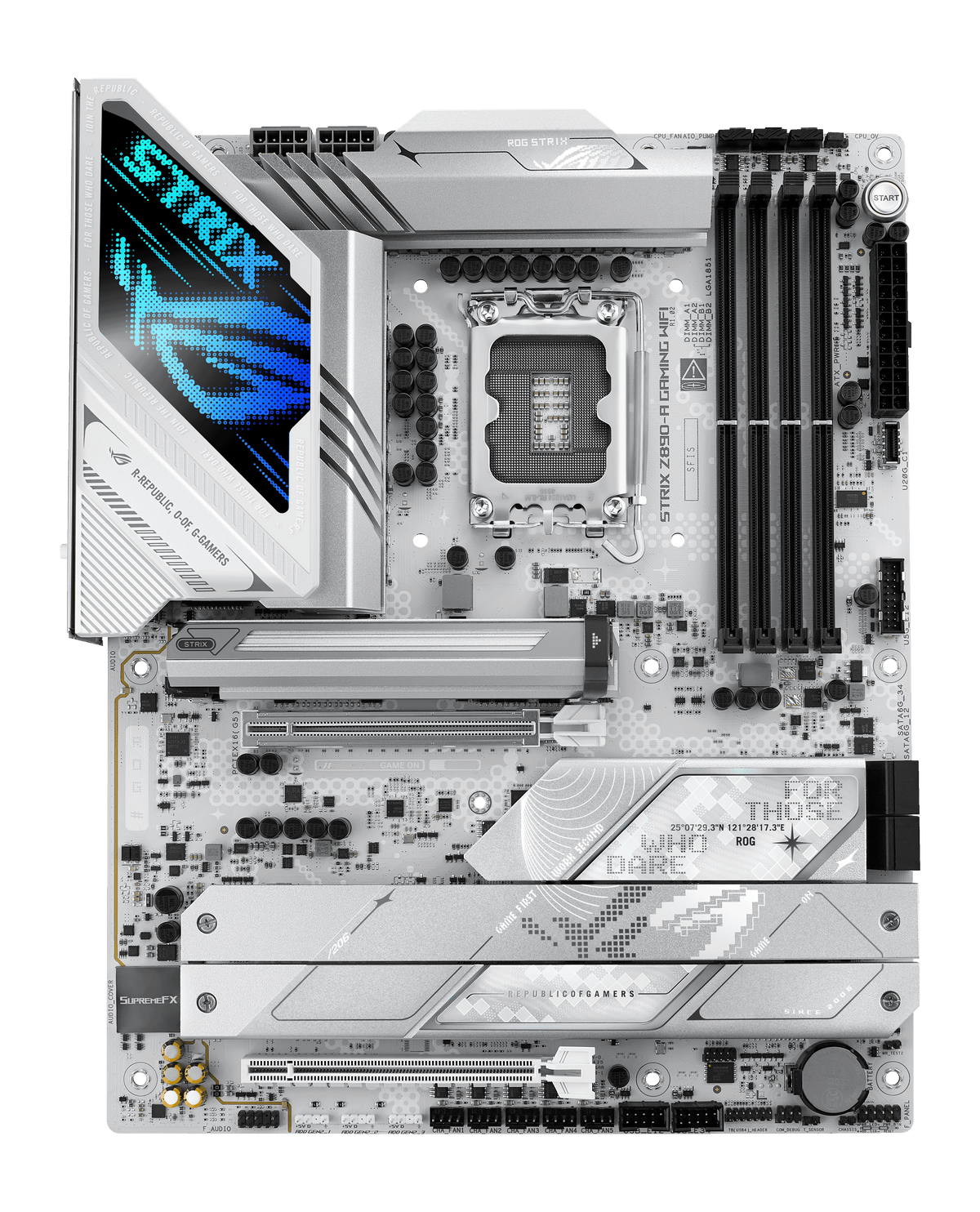 ASUS ROG STRIX Z890-A GAMING WIFI – Mainboard – LGA 1851, Intel Z890, ATX, DDR5
