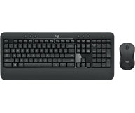 Logitech MK540 – Tastatur- und Maus-Set – 2,4 GHz USB-A (Unifying-Empfänger) – QWERTZ (DE) – Schwarz/Weiss