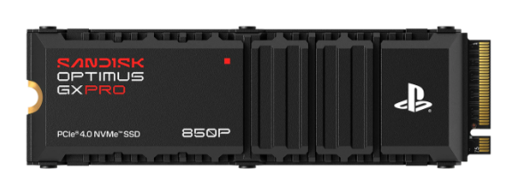 SanDisk Optimus GX Pro 850P 4TB – M.2 2280 NVMe PCIe 4.0 – für PlayStation 5/PlayStation 5 Pro