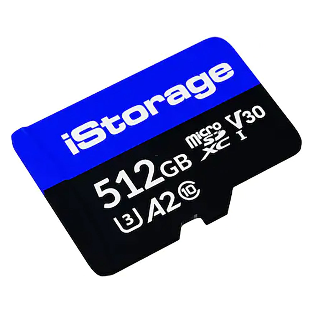 iStorage microSDXC 512 GB – UHS-III, Klasse 10, U3, V30, A2, 100/95 MB/s, 10er Pack