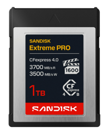 SanDisk Extreme PRO CFexpress 4.0 Typ B 1 TB – PCIe4x2