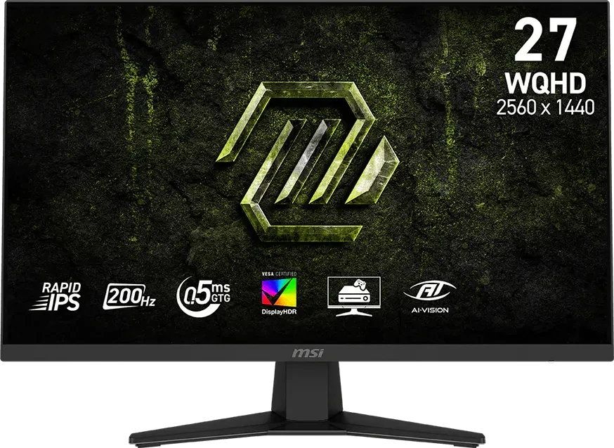 MSI MAG 274QFDE E20 – 27", 2560 × 1440 (WQHD), IPS, 200 Hz