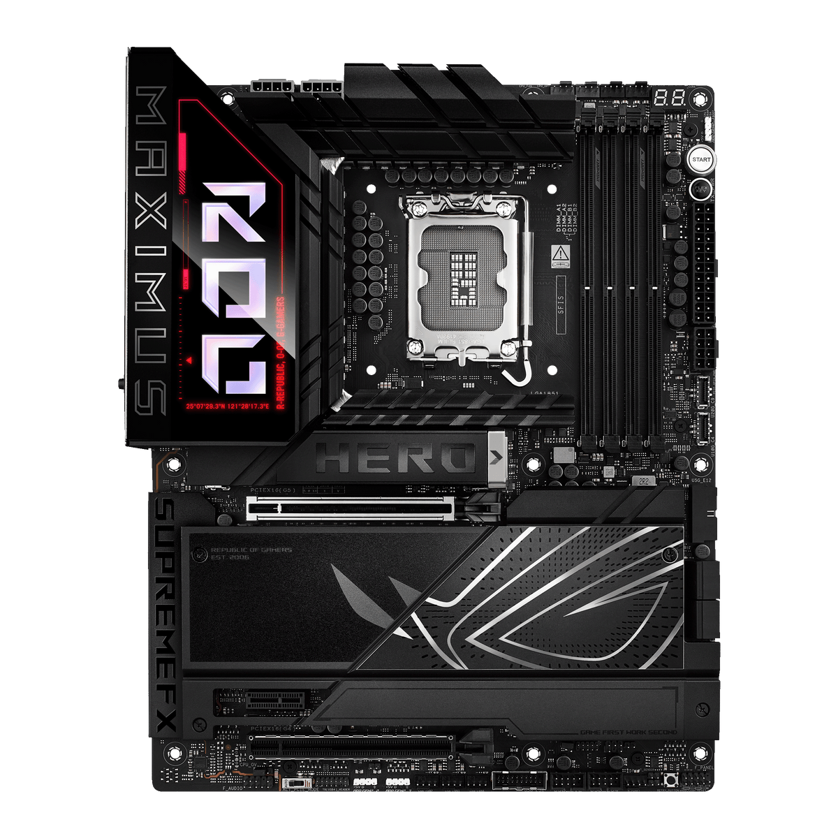 ASUS ROG MAXIMUS Z890 HERO – Mainboard – LGA 1851, Intel Z890, ATX, DDR5, 192 GB